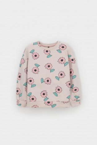 Джемпер для девочки, артикул: КР 302710-1, цвет: бежевый