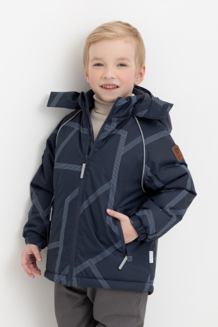 Куртки для мальчика, артикул: ВК 36087/н/5 ГР, цвет: темно-синий
