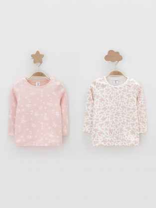 Джемпер для новорожденных, артикул: К 301944-2уп, цвет: розовый