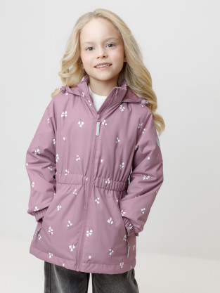 Куртка для девочки, артикул: ВК 32142/н/10 УЗГ, цвет: бордовый