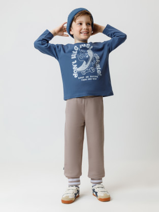 Брюки для мальчика, артикул: КР 400784, цвет: коричневый