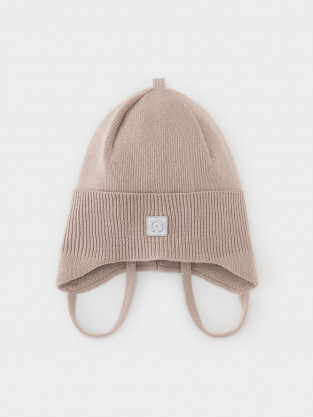 Шапка для девочки, артикул: КВ 20422, цвет: бежевый