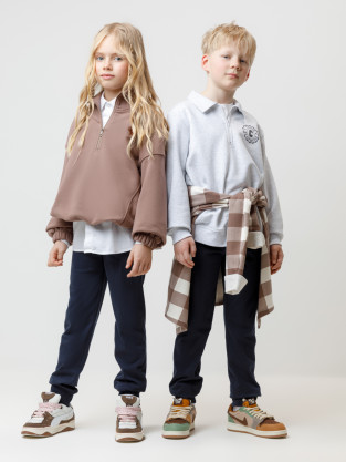 Брюки для мальчика, артикул: К 400563-1/1, цвет: синий