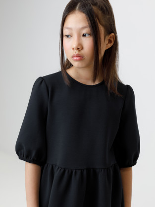 Платье для девочки, артикул: К 5935, цвет: черный