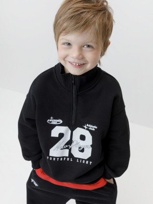 Свитшоты для мальчика, артикул: КР 303025, цвет: черный3