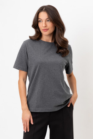 Футболки женские для мам, артикул: ЕВТ 3238/24, цвет: темно-серый