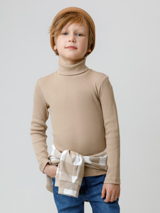 Водолазки для мальчика, артикул: КР 301477, цвет: бежевый