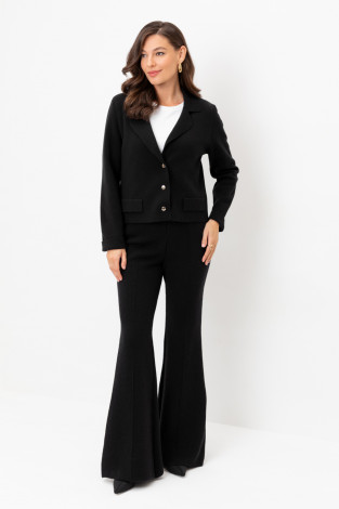 Брюки женские для мам, артикул: ЕВ 408/ш, цвет: черный