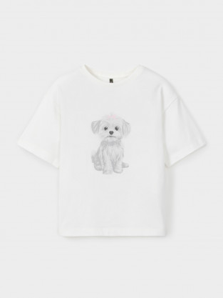 Футболка для девочки, артикул: КР 303033-1, цвет: сахар