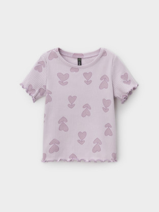 Футболка для девочки, артикул: КР 302814, цвет: фиолетовый
