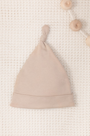 Шапочка ясельная для новорожденных, артикул: К 8036, цвет: светло-бежевый