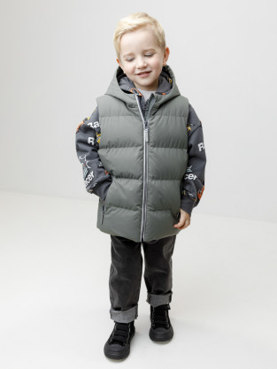 Жилеты для мальчика, артикул: ВК 35022/4 ГР (98-128), цвет: хаки