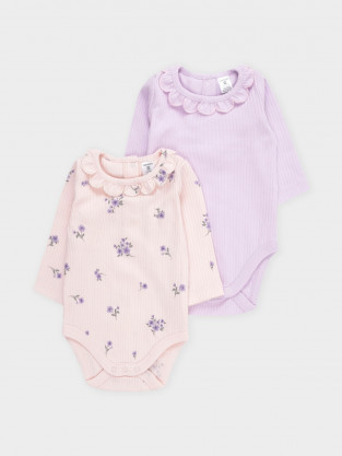 Боди для новорожденных, артикул: К 6554-2уп, цвет: фиолетовый