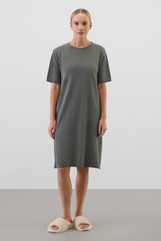 Сорочки ночные женские для мам, артикул: Е 10060, цвет: зеленый