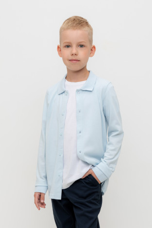 Рубашки для мальчика, артикул: К 302499, цвет: светло-голубой