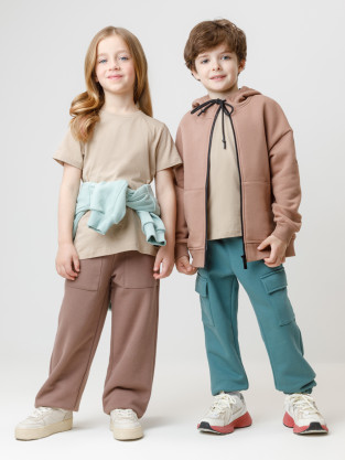 Футболка для мальчика, артикул: К 302125, цвет: бежевый