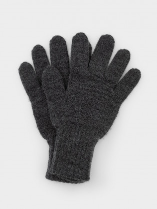 Перчатки для мальчика, артикул: К 125/25, цвет: темно-серый