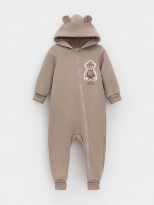 Комбинезон для мальчика, артикул: КР 6557, цвет: бежевый