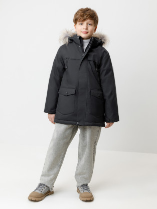 Куртки для мальчика, артикул: ВК 36111/2 ГР, цвет: черный