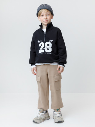 Брюки для мальчика, артикул: КР 400907, цвет: бежевый