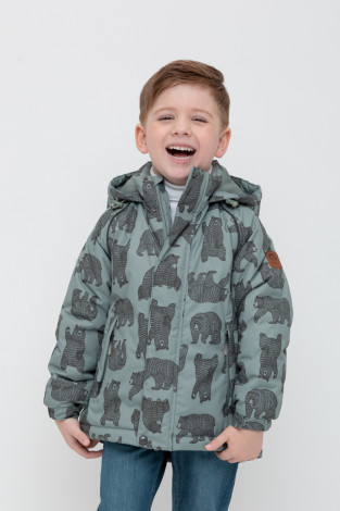 Куртки для мальчика, артикул: ВК 36084/н/1 Ал, цвет: зеленый