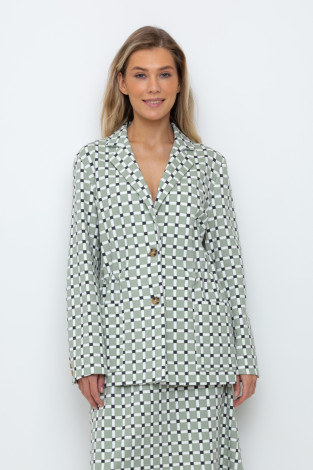 Жакеты, куртки женские для мам, артикул: ЕВТ 3208, цвет: хаки