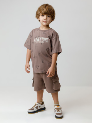 Шорты для мальчика, артикул: КР 400828, цвет: коричневый
