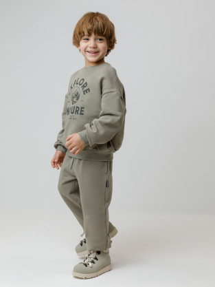 Брюки для мальчика, артикул: КР 400830, цвет: хаки