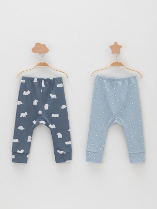 Брюки для новорожденных, артикул: К 4718-2уп, цвет: синий