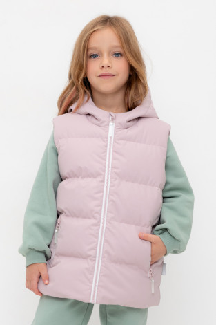 Жилет для девочки, артикул: ВК 35018/1 ГР (98-128), цвет: розовый