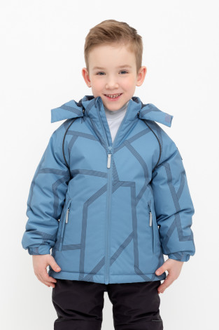 Куртки для мальчика, артикул: ВК 36087/н/6 ГР, цвет: голубой