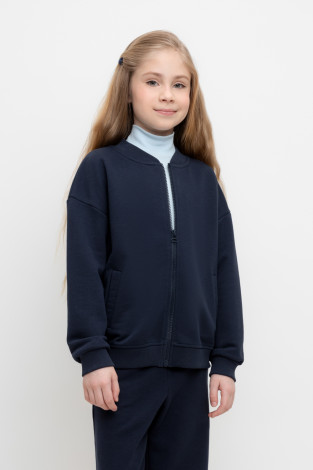 Жакет для девочки, артикул: К 302493, цвет: синий