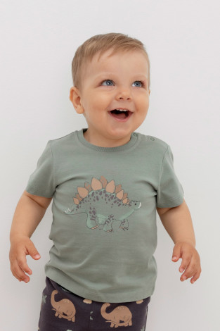 Футболка для мальчика, артикул: КР 302155/1, цвет: зеленый