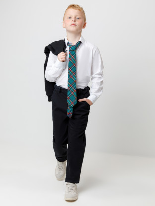 Брюки для мальчика, артикул: ТК 46143, цвет: черный