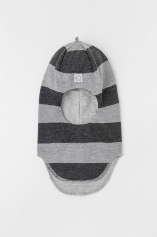 Шапка для мальчика, артикул: КВ 20384, цвет: серый