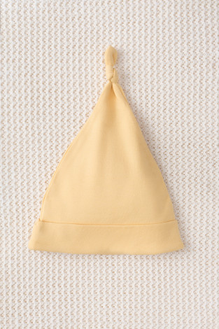 Шапочка ясельная для новорожденных, артикул: К 8036, цвет: желтый