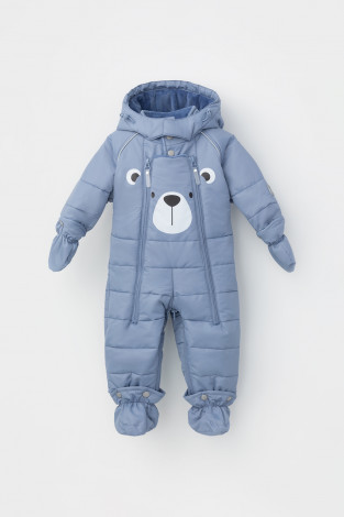 Комбинезоны утепленные для мальчика, артикул: ВК 60034/23/6 УЗГ, цвет: серый