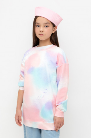 Джемпер для девочки, артикул: КР 302671-1, цвет: мульти