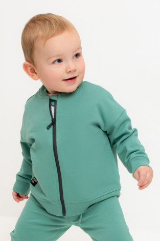 Жакет для мальчика, артикул: КР 302411, цвет: зеленый