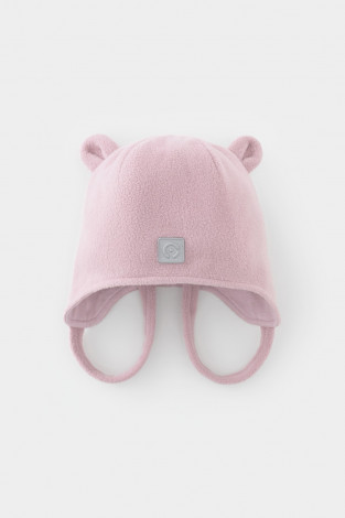 Шапка для девочки, артикул: ФЛ 80012/25/5 ГР, цвет: розовый