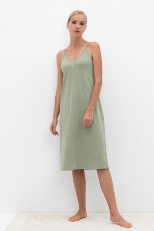 Сорочки ночные женские для мам, артикул: Е 10022, цвет: зеленый