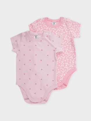 Боди для новорожденных, артикул: К 6239-2уп, цвет: розовый