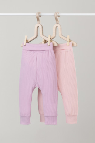 Брюки для новорожденных, артикул: К 400715-2уп, цвет: розовый