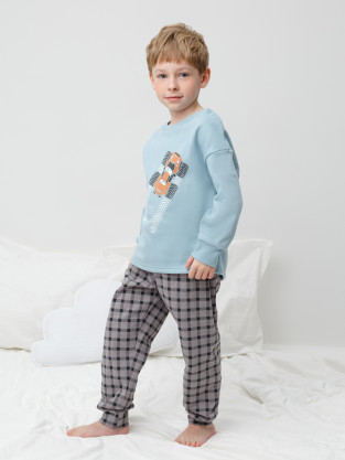 Пижама для мальчика, артикул: К 1567, цвет: голубой
