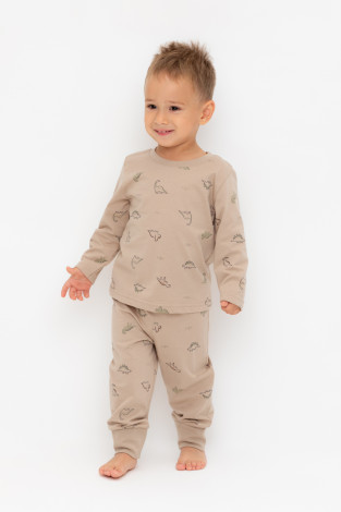 Пижама для мальчика, артикул: К 1561, цвет: бежевый