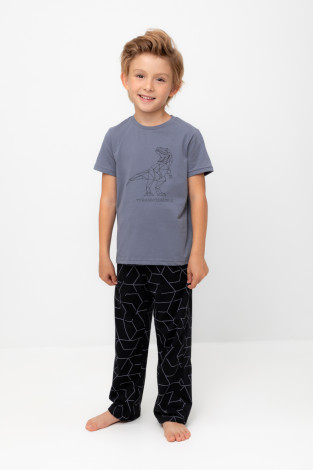 Пижама для мальчика, артикул: К 1599, цвет: темно-серый