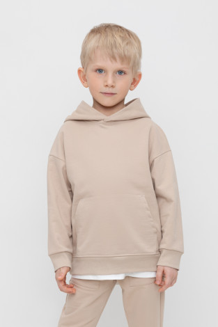 Толстовки для мальчика, артикул: КР 302585, цвет: бежевый