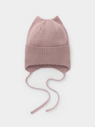 Шапка для девочки, артикул: КВ 20444, цвет: розовый