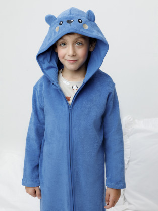 Халат для мальчика, артикул: К 5801, цвет: синий