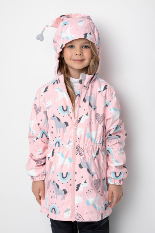 Куртка для девочки, артикул: ВК 32118/н/2 ГР, цвет: светло-розовый